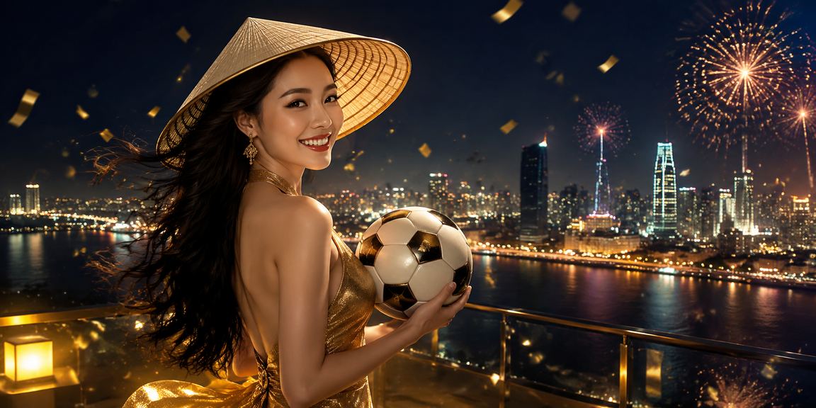 Người dùng tham gia cá cược bóng đá tại Sài Gòn với nón lá truyền thống
